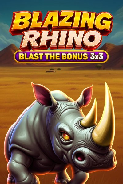 Blazing Rhino Blast The Bonus 3x3 Slot